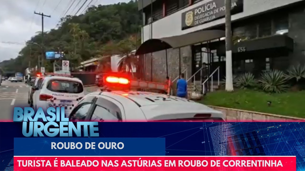 Turista é baleado nas Astúrias em roubo de correntinha | Brasil Urgente