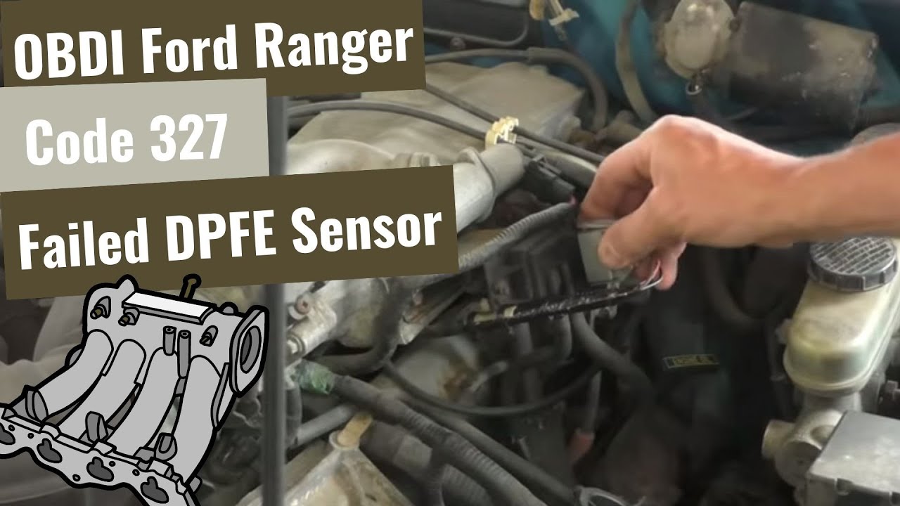 Ford Ranger Splash: Failed DPFE Sensor