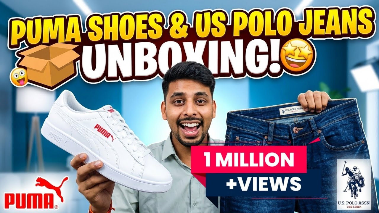 New Puma shoes and US Polo collection | Myntra haul