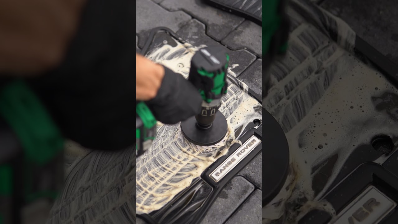 Deep Cleaning Rubber Floor Mats