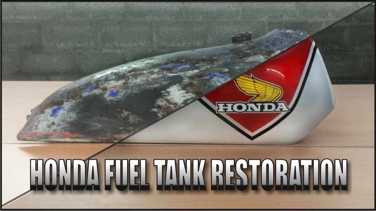 Motorcycle Fuel Tank Restoration ( Honda TL125 70's)