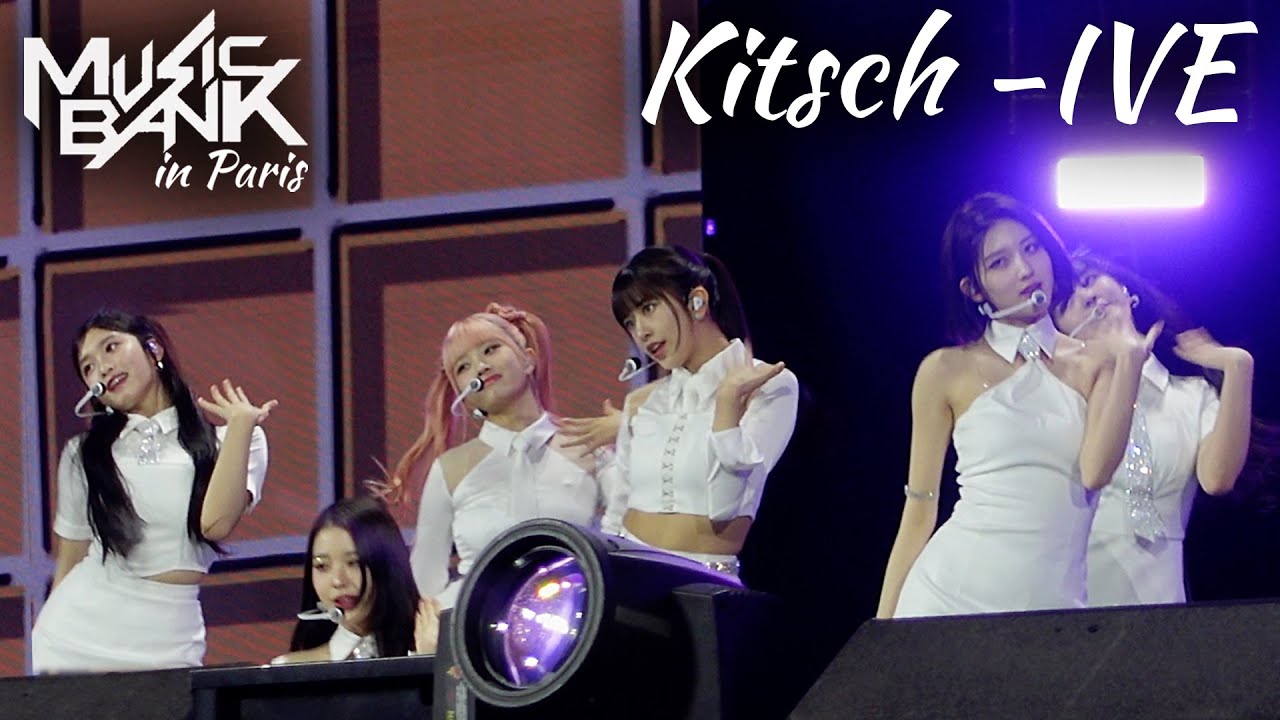 [4K] MUSIC BANK in PARIS IVE 'Kitsch' - FRONT STAGE  Fancam