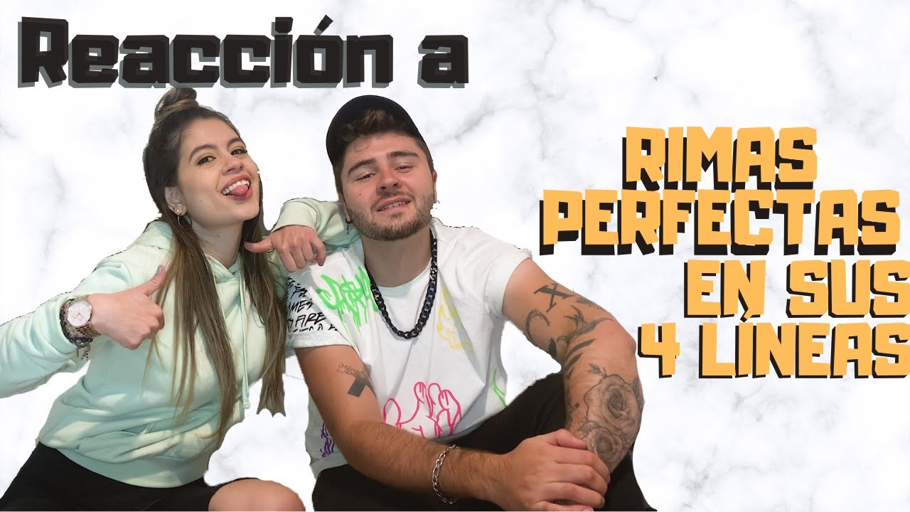 RIMAS PERFECTAS EN SUS 4 LÍNEAS REACCIÓN | Ana y Milo Reaccionan