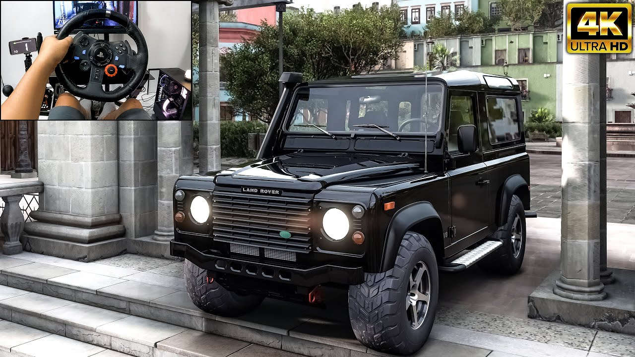 Land Rover Defender 90 | Offroading | Forza Horizon 5 | Logitech g29 gameplay