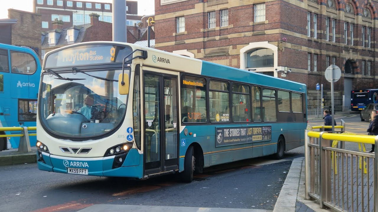 *BEAST!!* Arriva Merseyside VDL SB200 Wright Pulsar 2 3015/MX59 FFT: Route 9