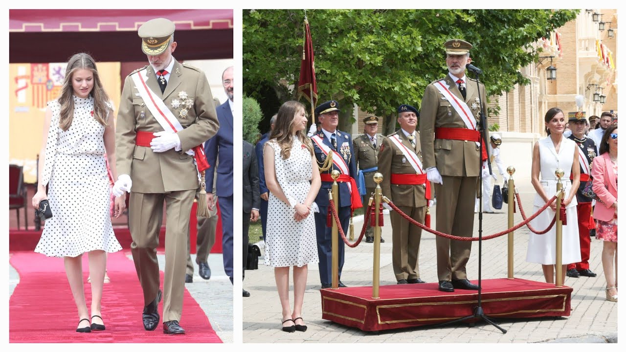 Princess Leonor Attended the Appointment Ceremony of New Officers at the General Military Academy