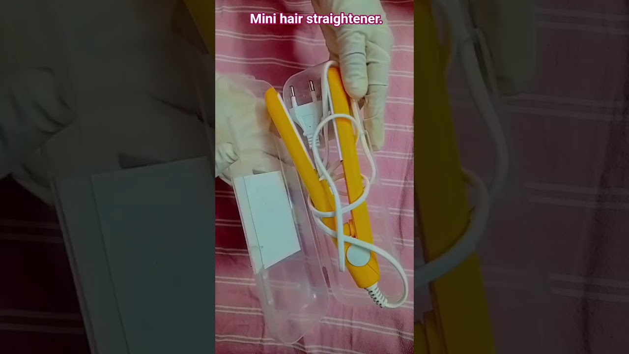 mini hair straightener unboxing video 😍 ✨️ 💕 like and subscribe 🥰