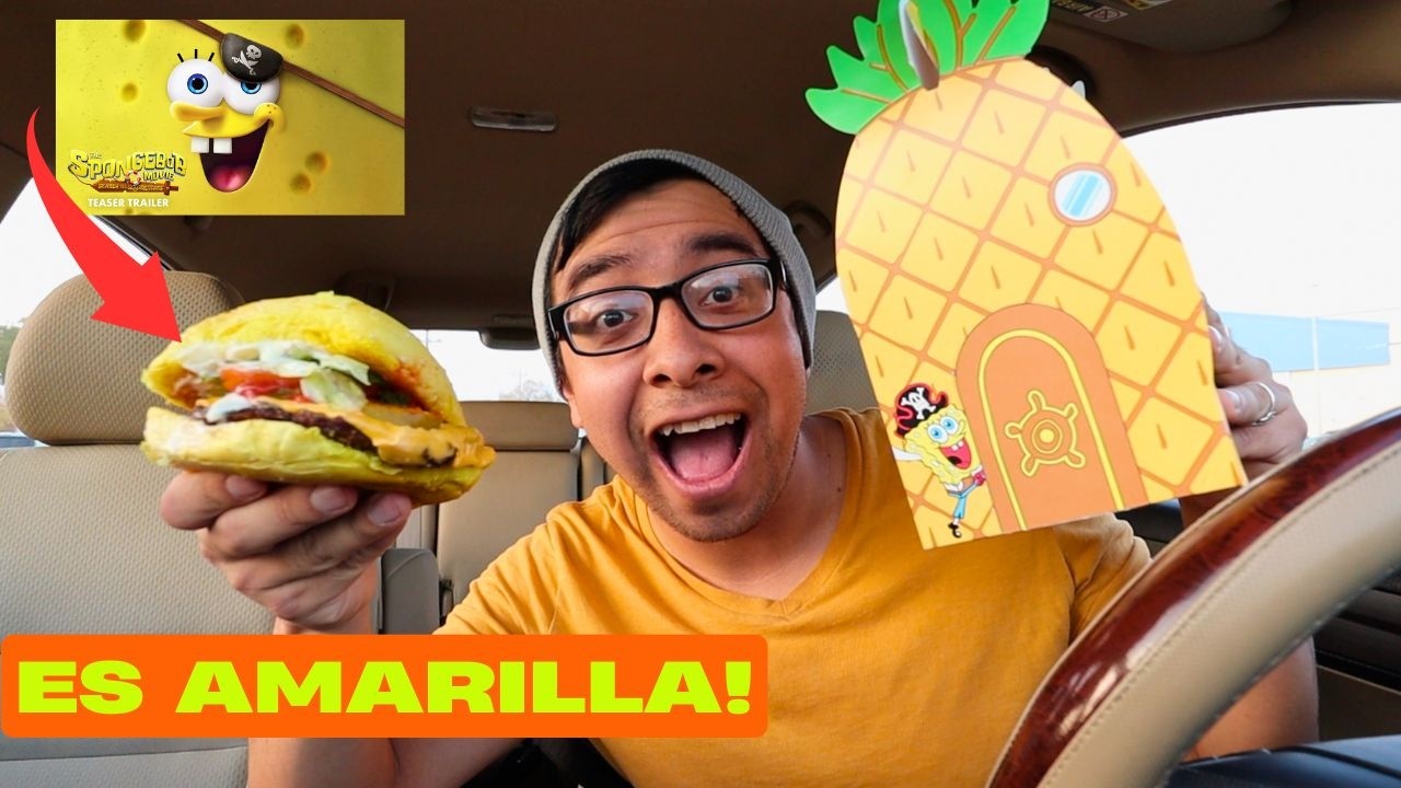 PROBANDO el NUEVO MENÚ de BOB ESPONJA en Burger King! ¿Vale la pena?