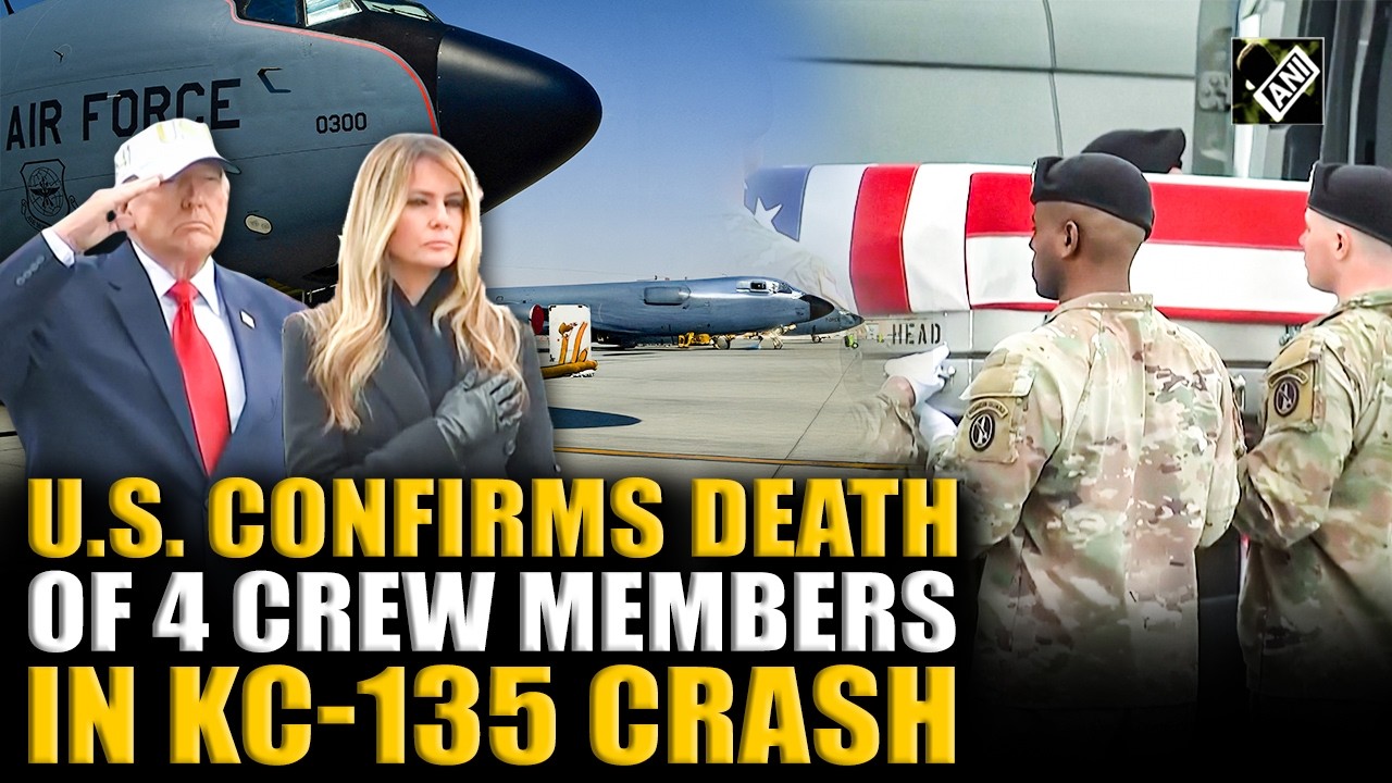 U.S. Central Command confirms death of 4 crew members in U.S. KC-135 crash over Iraq