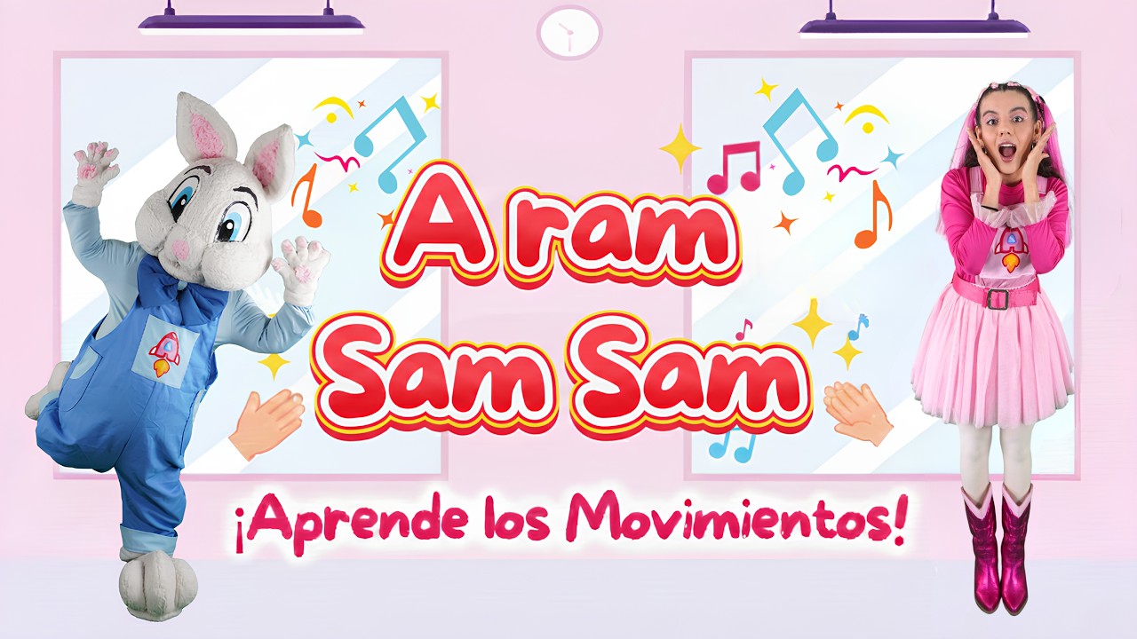 A Ram Sam Sam 🤲⚡️ ¡Aprende el Baile! Con Alula y Lolo | Canciones Infantiles para Niños