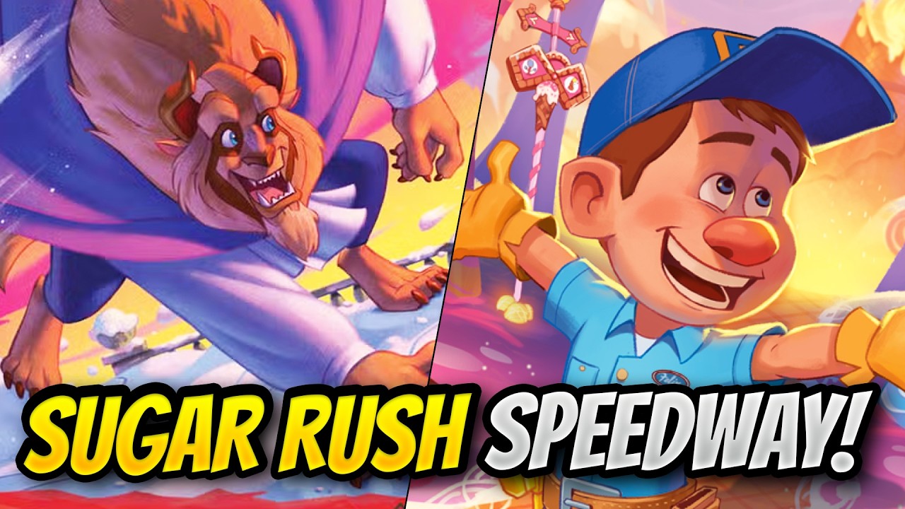 250 Players Tournament with Sugar Rush Speedway Racers - Disney Lorcana Winterspell  !cardmarket