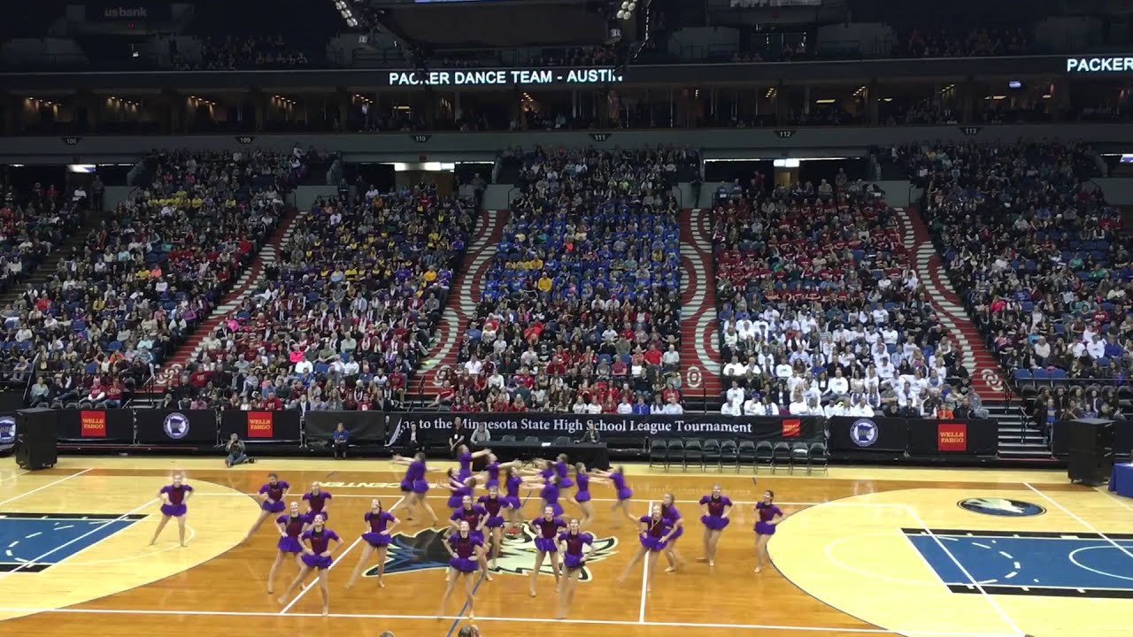 Austin (MN) Packer Dance Team High Kick performance at State finals 2016.