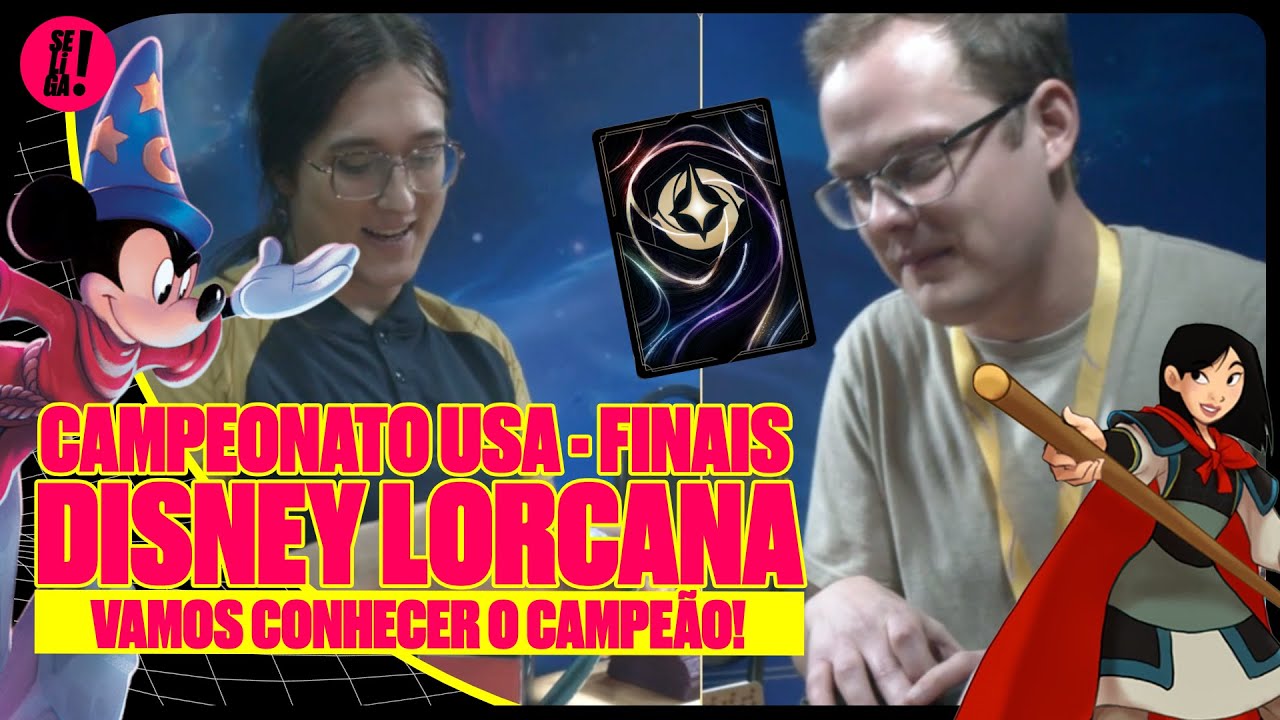 🏆 Disney Lorcana Campeonato Americano — FINAIS | Dia 2 🃏✨