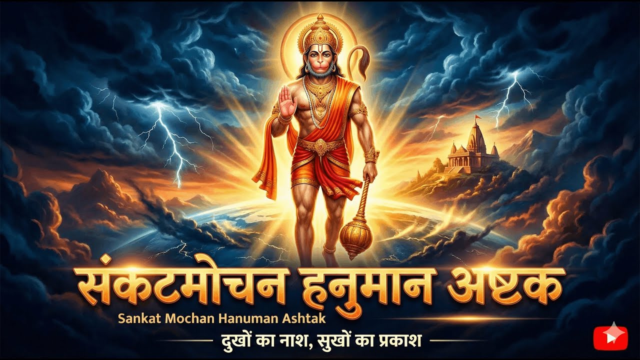 Sankat Mochan Hanuman Ashtak | संकटमोचन हनुमान अष्टक | Hanuman Bhajan | with Lyrics