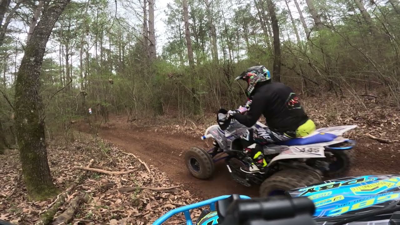 GNCC RD3 TALLADEGA PART 4: 32+C ATV RACE, TIGHT WOODS TRACK, RAN THE DBY LTZ400
