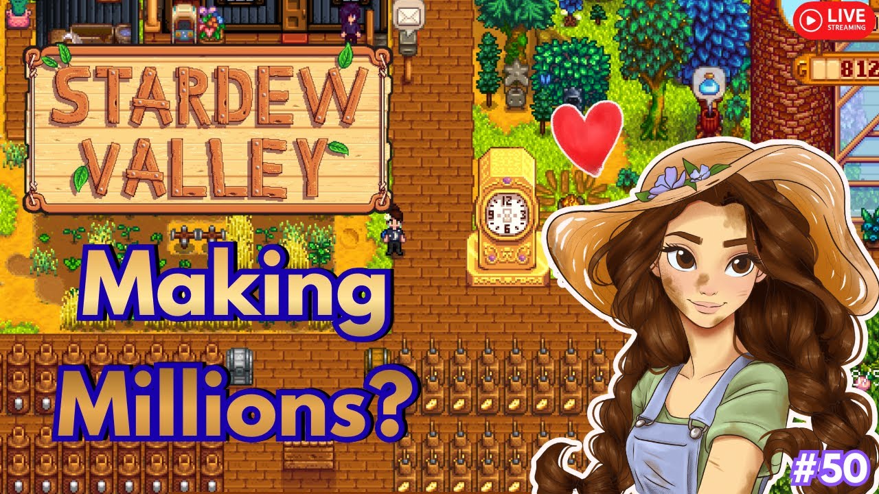 Lets 100% Stardew Valley (Buying a Golden Clock?) | #50
