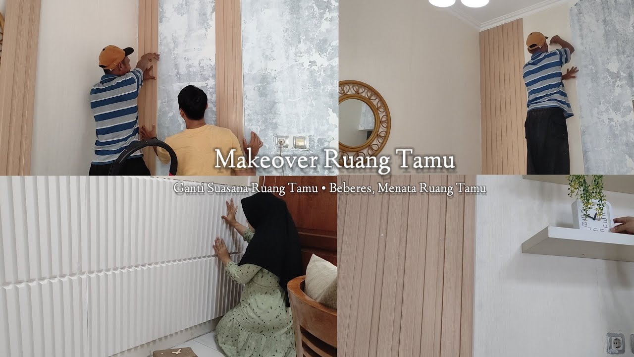MAKEOVER RUANG TAMU MINIMALIS, GANTI SUASANA BARU DI RUANG TAMU | BERES-BERES MENATA RUANG TAMU