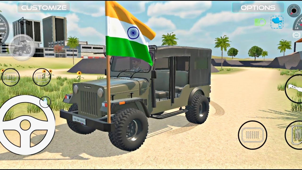 Indian Vehicles Simulator 3D || Compounder Jeep Driving - Android Gameplay 