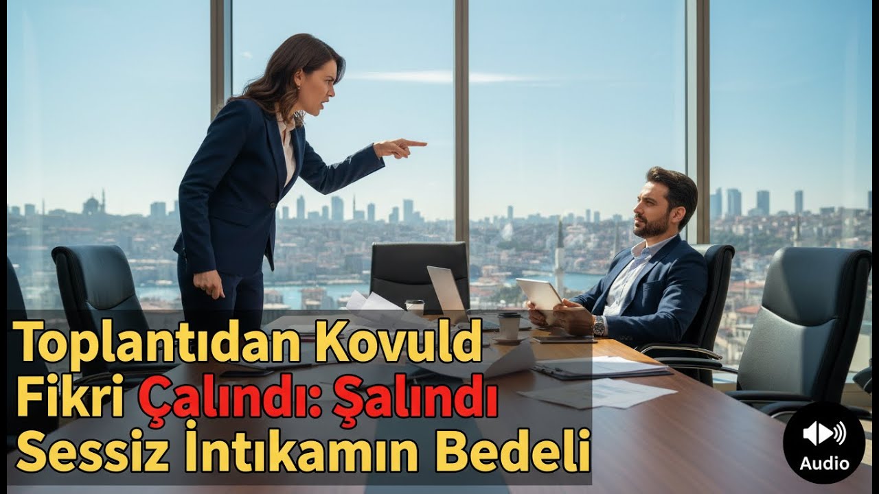 Toplantıdan kovulup fikirleri çalınan kadın, sessiz bir intikamla şirketin kaderini değiştirdi