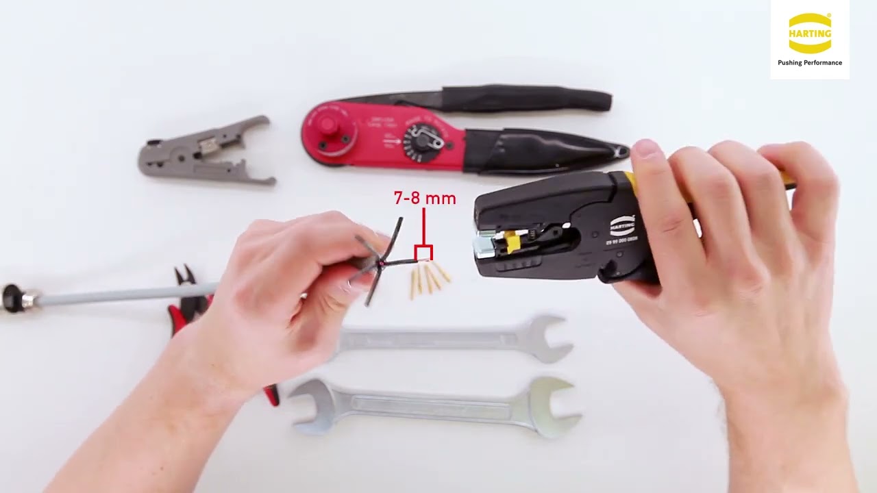 Crimp M12 Power L-coded