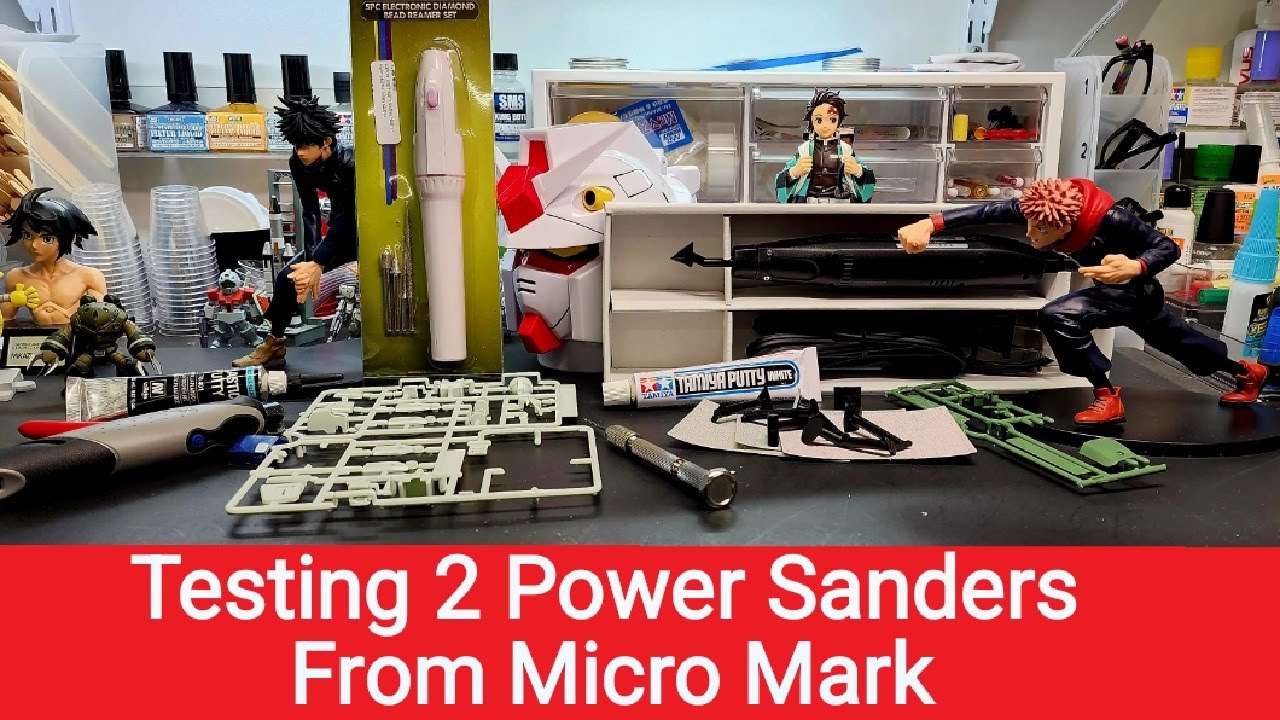 Testing 2 Power Sanders From Micro Mark - Plus The Dremel Stylo