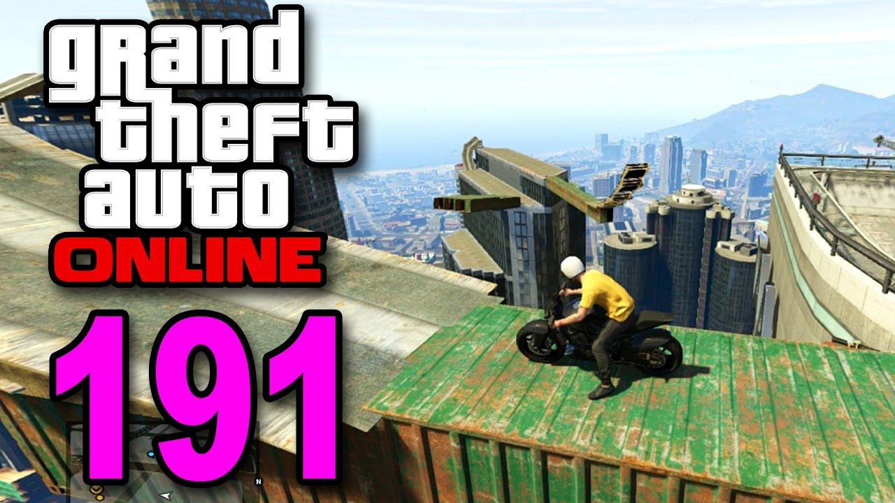 Grand Theft Auto 5 Multiplayer - Part 191 - Insane Motorcycle Race (GTA Online Let's Play)