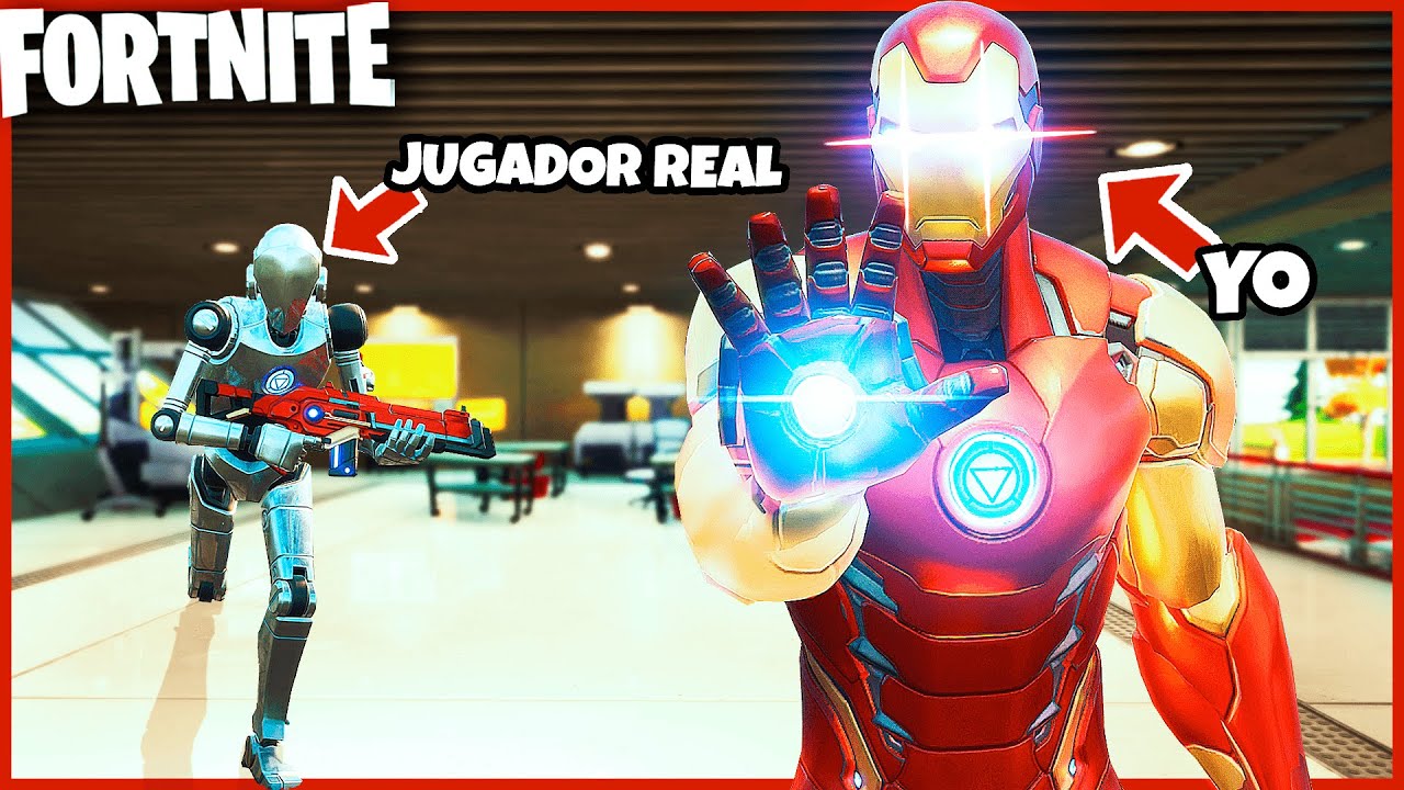 Pasé 10 Minutos FINGIENDO ser *IRON MAN* en FORTNITE 🤣🤣🔥 [BROMA ÉPICA] - AzTeKWolF