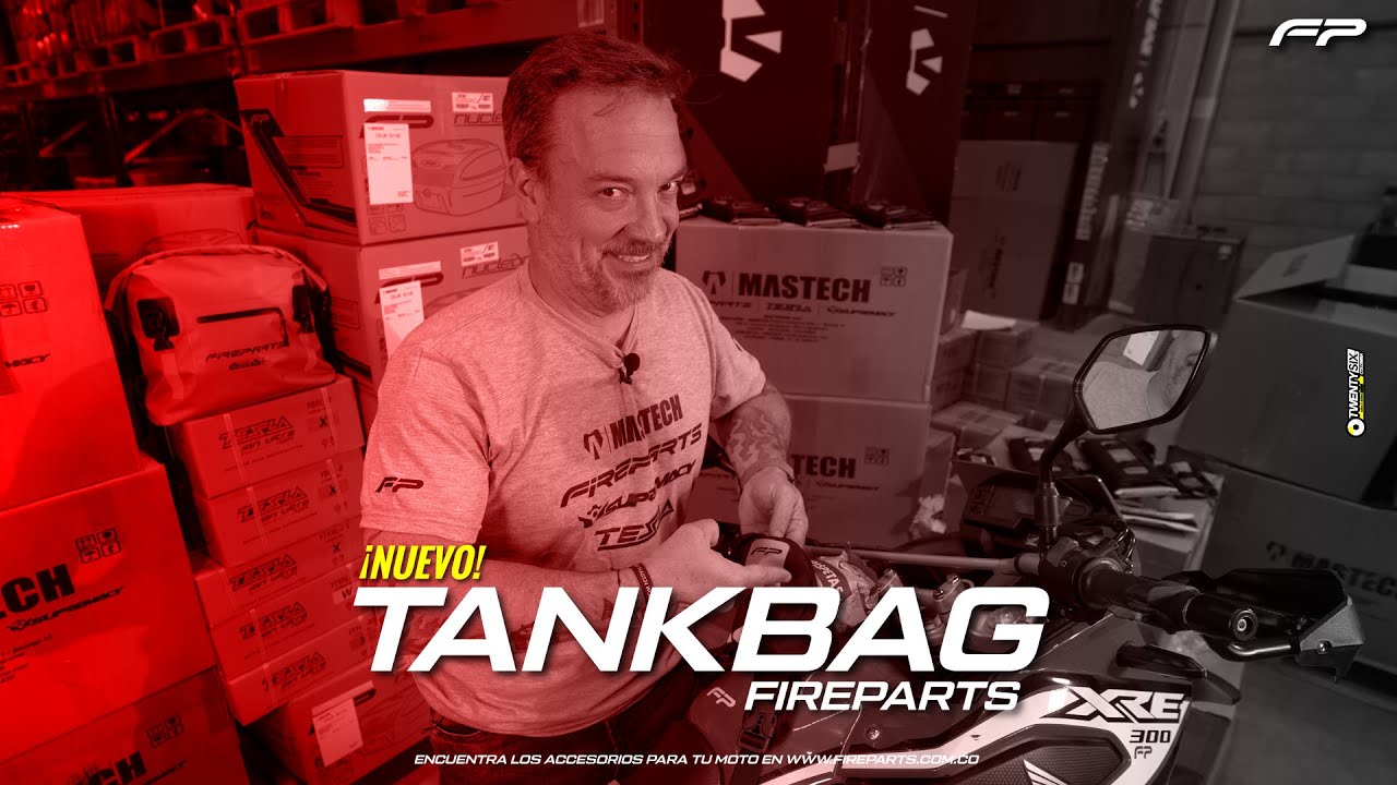 Mini Tank Bag para Motos Doble Propósito - Fireparts Moto Essentials