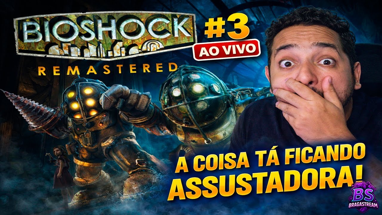 BIOSHOCK REMASTERED 🔥 JOGANDO NO DIFICIL EM PT-BR! | Começando essa obra-prima AO VIVO (Portrait)