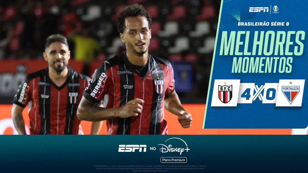 BOTAFOGO-SP ATROPELA O FORTALEZA NA 1&ordf; RODADA DA S&Eacute;RIE B E GOLEIA POR 4 A 0 | MELHORES MOMENTOS