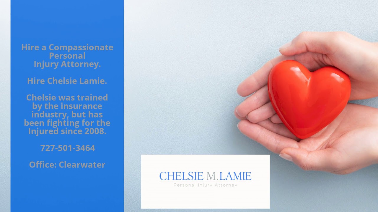 Hire a Compassionate Personal Injury Attorney.    Hire Chelsie Lamie.  Chelsie was trained by the i&hellip;