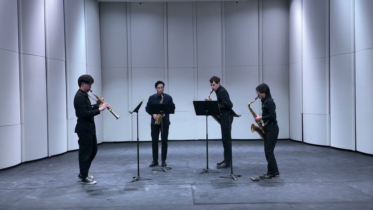 Quartet for Saxophones by Elliot A. Del Borgo — Mvt.3