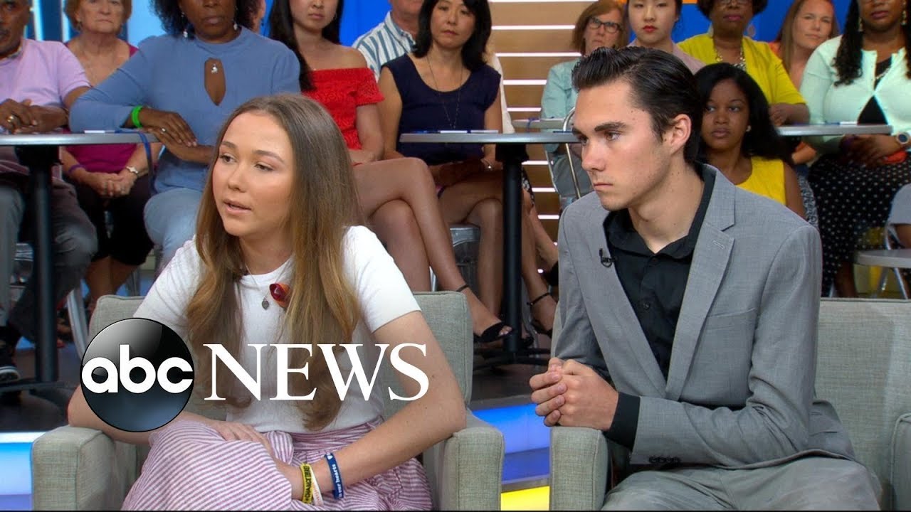 Parkland school shooting survivors David and Lauren Hogg talk about becoming activists