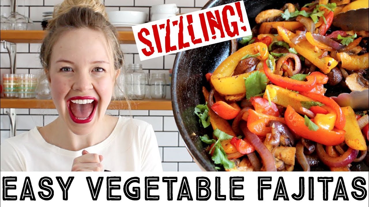 Vegan Fajitas Recipe - Easy Sizzling Vegetable Fajitas!