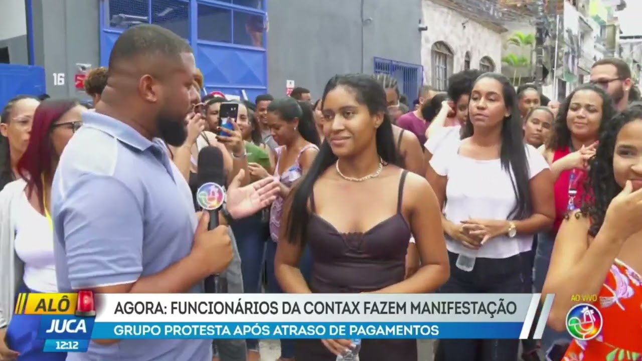 Alô Juca: Funcionários da Contax fazem protesto em frente a empresa por conta de perda de direitos