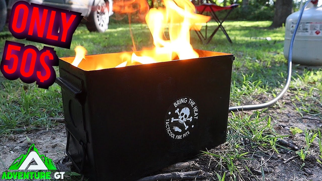 Tacticool DIY Ammo Can Fire Pit, Perfect For Overlanding