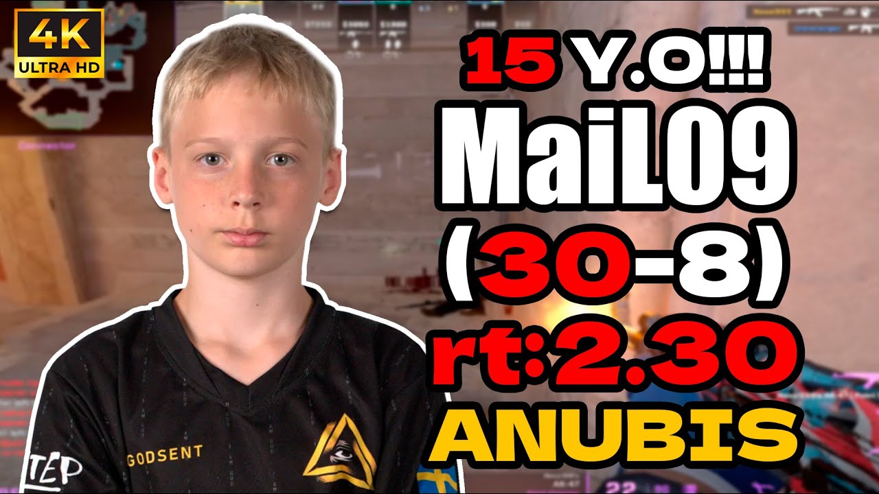 15 Y.O! MaiL09 (30-8) rt:2.30 +VOICE COMMS (anubis) | EU FACEIT RANKED | #cs2 #pov
