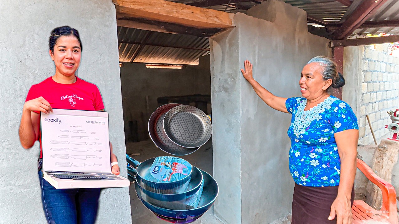 Con mucho Esfuerzo así estamos construyendo la Cocina de Mi Mami en el Rancho