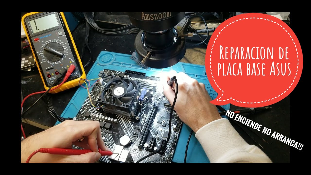 🥇 Aprende cómo reparar placa base Asus que no arranca, no enciende 🥇 TUTORIAL!!🚀