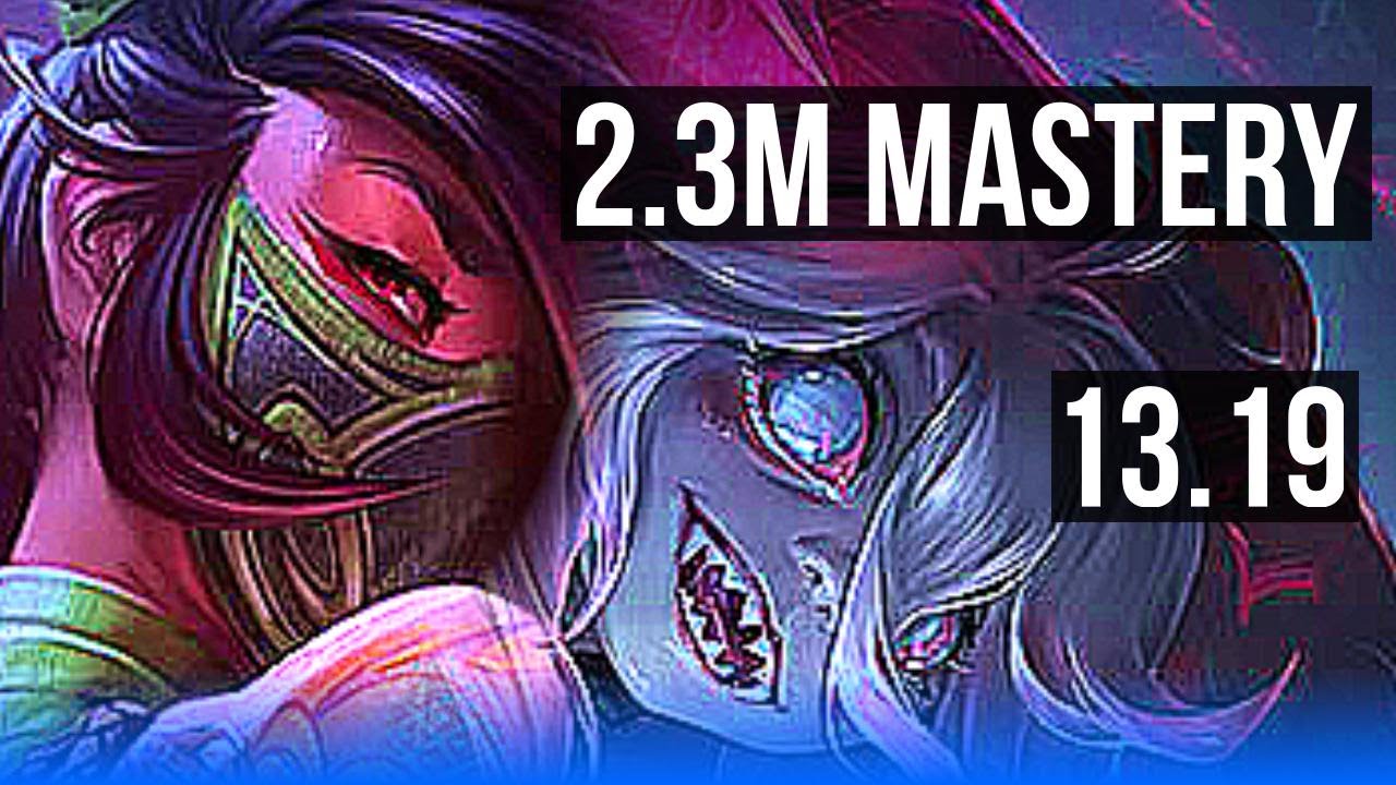 AKALI vs BRIAR (MID) | 8 solo kills, 2.3M mastery, 600+ games, Godlike | NA Challenger | 13.19