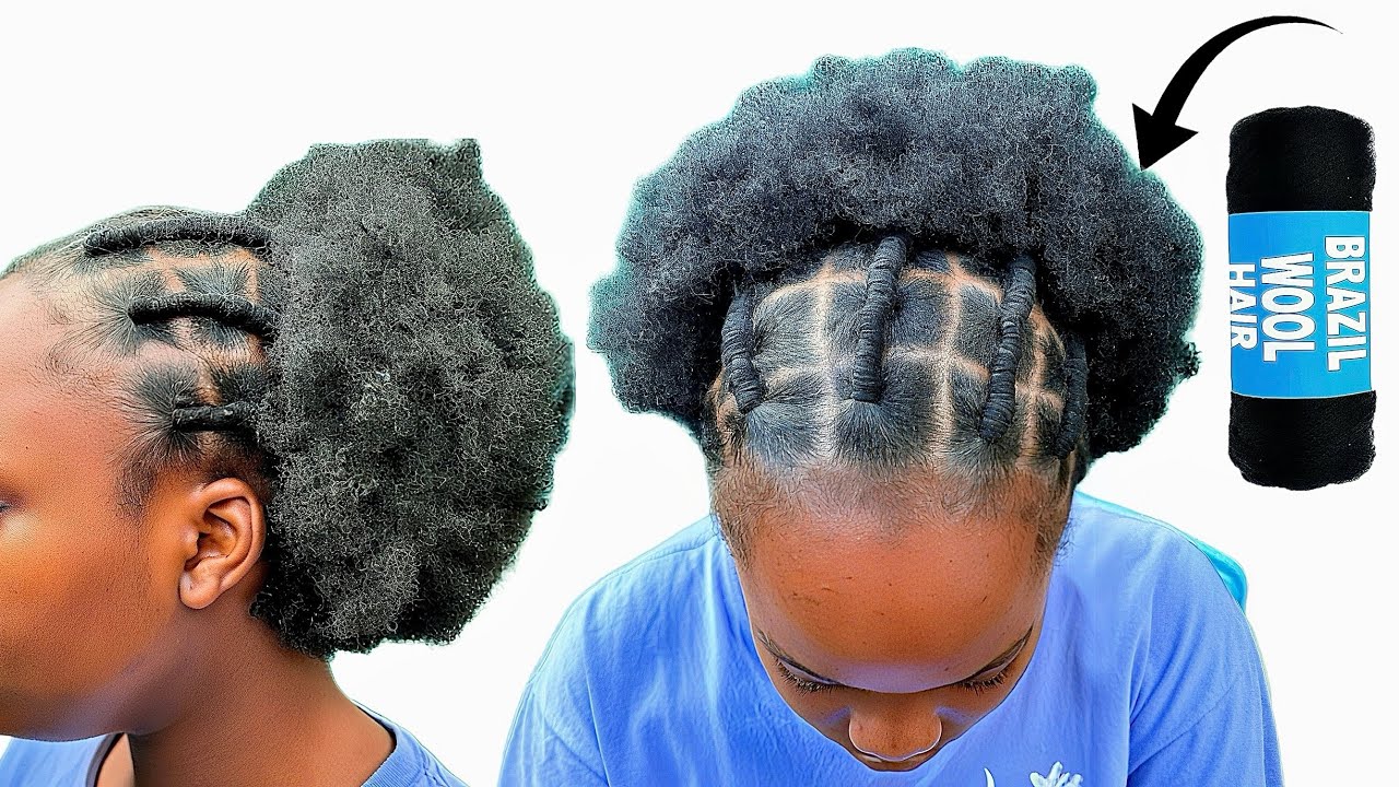 😱WOW LATEST BRAZILIAN WOOL HAIRSTYLE TUTORIAL |Very Detailed 🔥