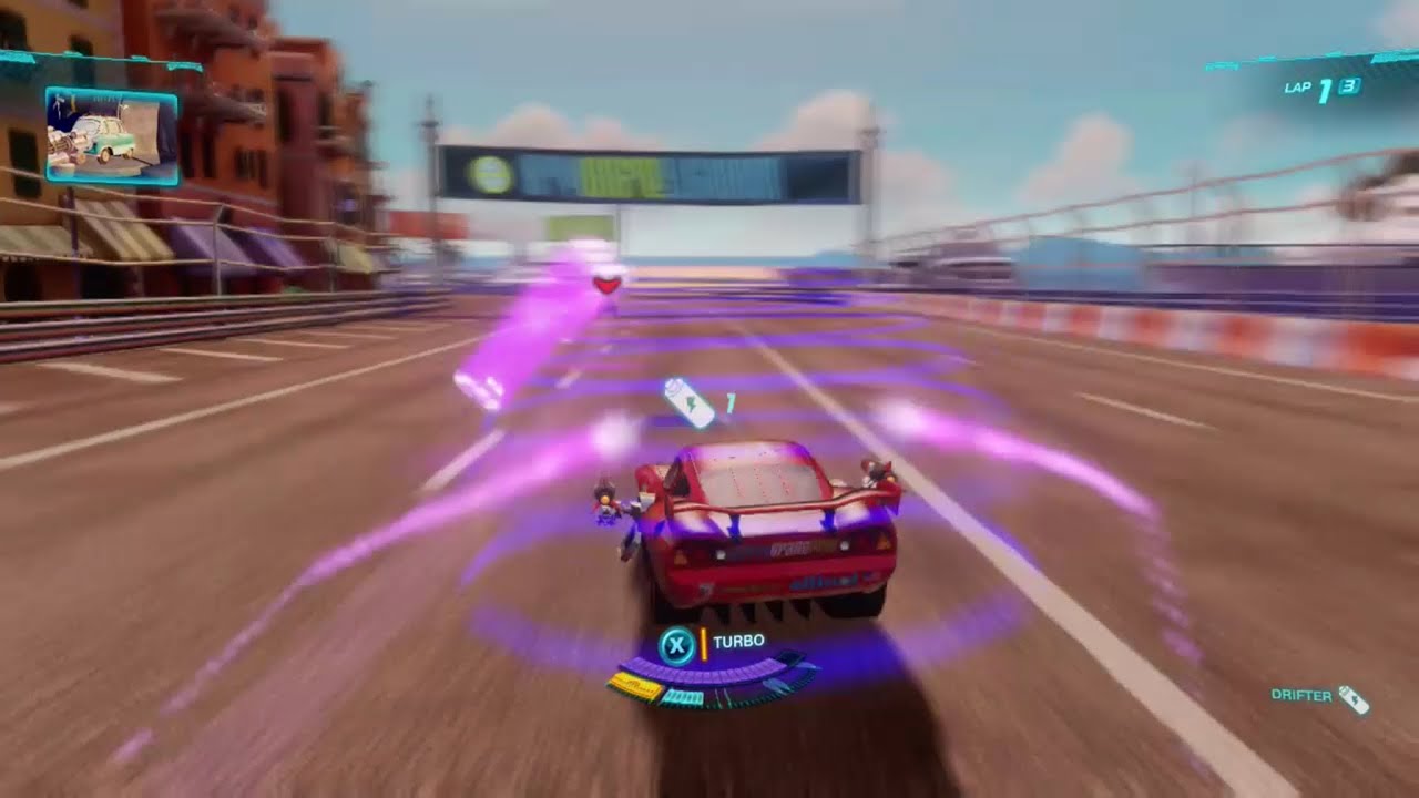Cars 2 The Video Game | Lightning McQueen - Mountain Run on Survival |