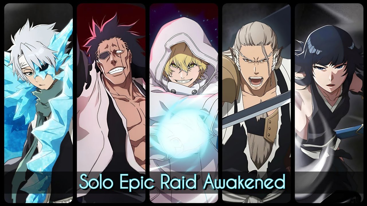 Bleach Brave Souls | Solo Epic Raid Kuchiki Byakuya Awakened | Special Anniversary Characters