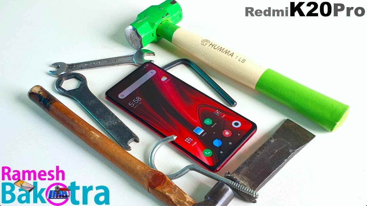 Redmi K20 Pro Screen Scratch Test Gorilla Glass 5