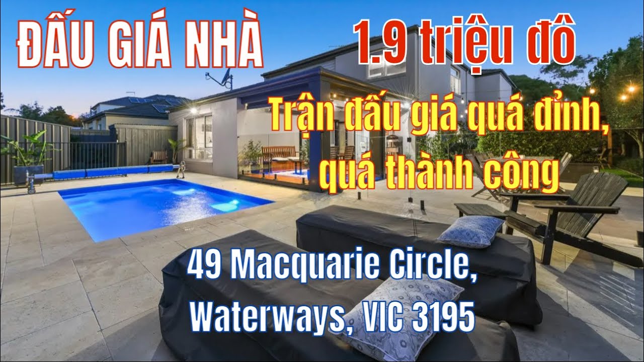 #90. Million Dollar Auction in Waterways Melbourne Australia / Trận đấu giá nhà triệu đô quá đỉnh.