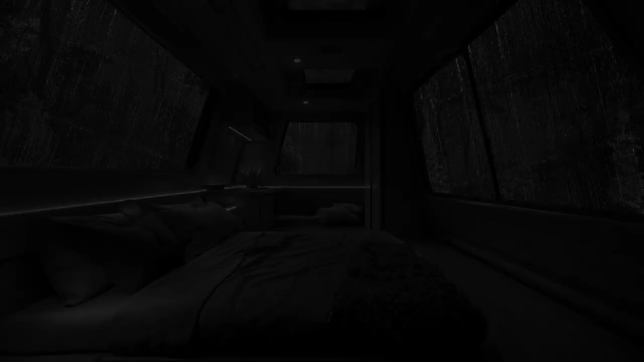 캠핑카에서 폭우와 천둥번개를 경험하며 불면증을 빠르게 극복하세요