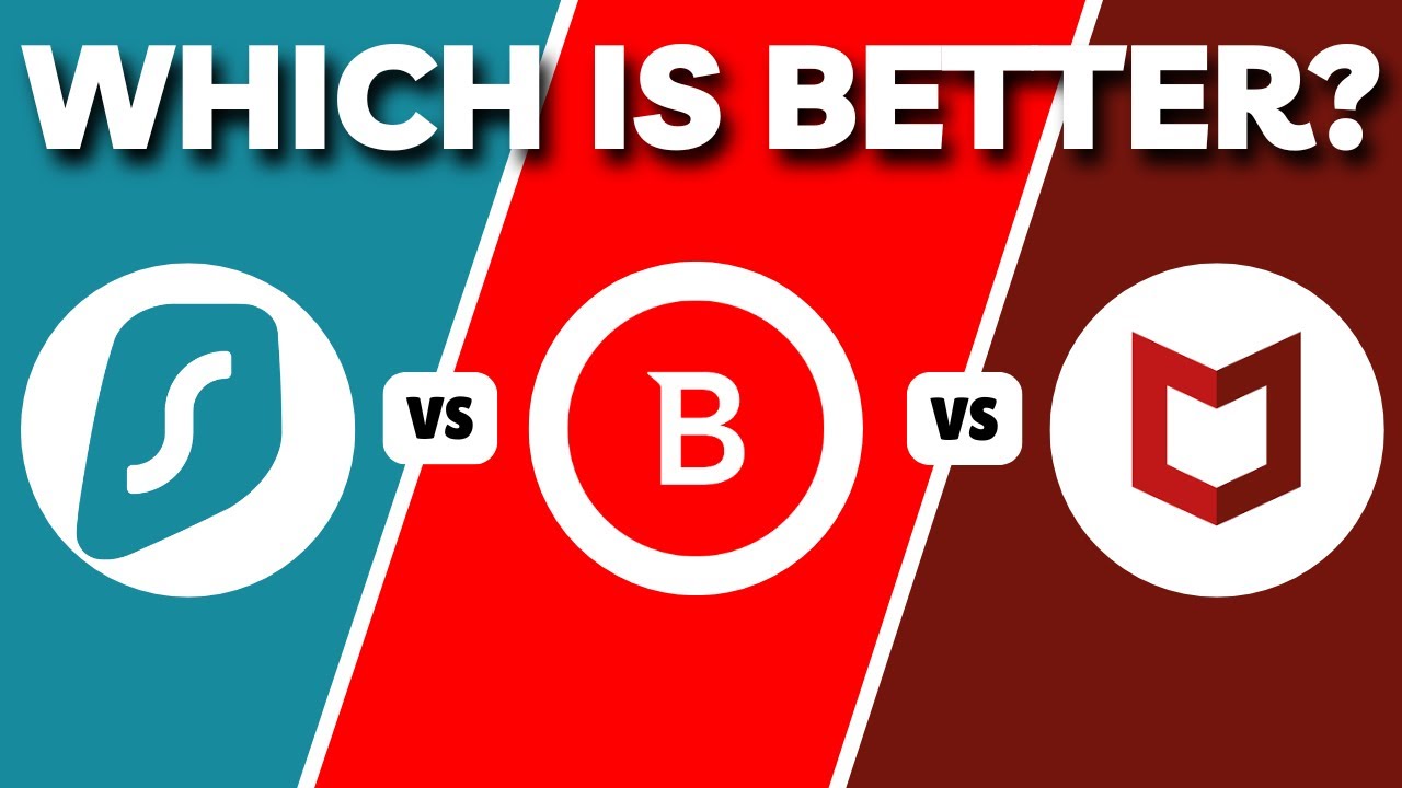 Surfshark vs Bitdefender vs McAfee | Which Antivirus Platform Is SAFEST in 2025?