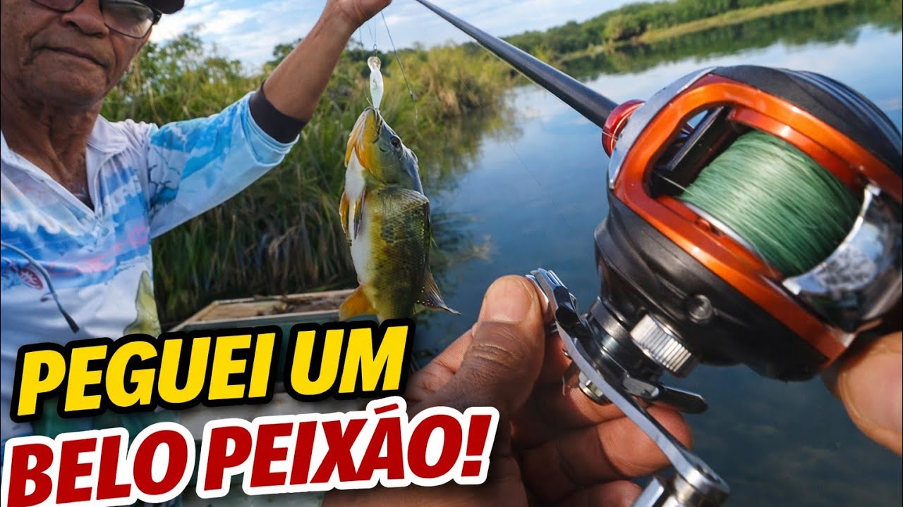 Peguei TUCUNARÉ MONSTRO!  E a TRAÍRA também atacou!