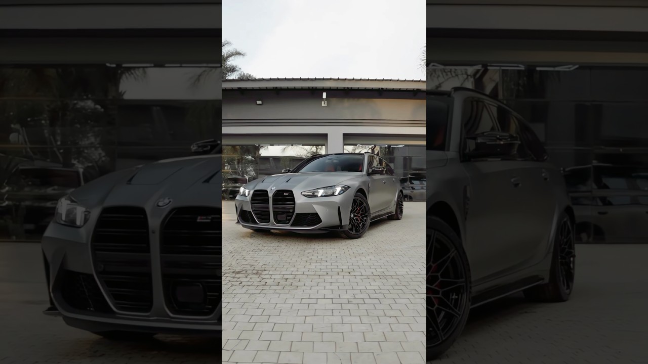 BMW G81 M3 Touring Skyscraper Grey to a matte marvel with our expert PPF Technik #bmw  #m3touring