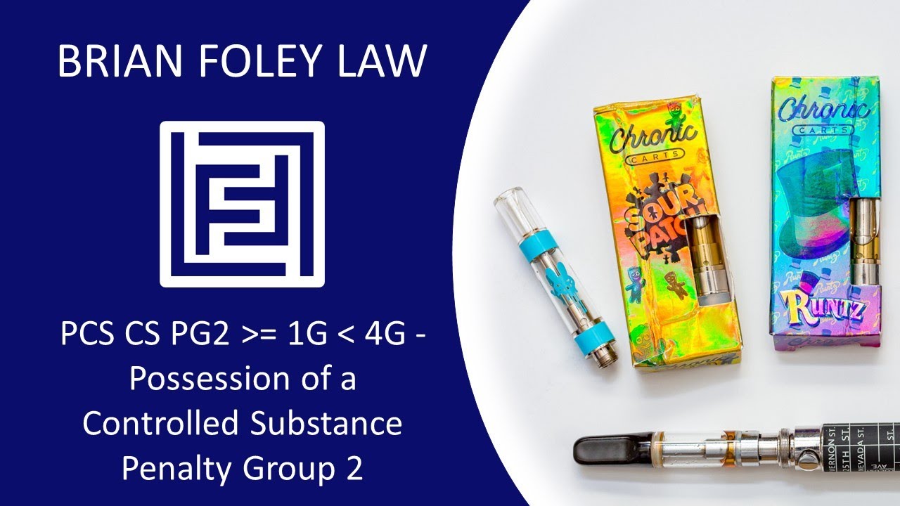PCS CS PG2 = 1G  4G - Possession of a Controlled Substance Penalty Group 2 Texas Montgomery County